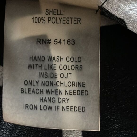 Calvin Klein Black/White Windowpane Print Blouse – Size M - Picture 6 of 6